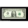 Image 3 : Fr. 1911-A* $1 1981 Federal Reserve Note. Mule Changeover Pair. Gem Crisp Uncirculated.The back chec