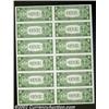 Image 2 : Fr. 1935-E $2 1976 Federal Reserve Notes. Uncut Sheet of 16. Gem Crisp Uncirculated.This lovely uncu