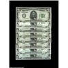 Image 1 : $5 1934 Mule Federal Reserve Notes. Boston, New York, Philadelphia, Cleveland, Atlanta, St. Louis, K