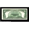 Image 2 : Fr. 1961-E $5 1950 Federal Reserve Notes. Changeover Pair. Gem Crisp Uncirculated.A nice narrow to W