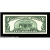 Image 2 : Fr. 1961-E $5 1950 Federal Reserve Notes. Changeover Pair. Gem Crisp Uncirculated.A nice narrow to W