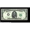 Image 3 : Fr. 1961-E $5 1950 Federal Reserve Notes. Changeover Pair. Gem Crisp Uncirculated.A nice narrow to W