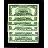 Image 2 : Selected Series 1950 $5 Feds$5 1950 Federal Reserve Notes. New York. Gem CU, B-A Narrow; Philadelphi