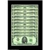 Image 1 : Fr. 1967-A*-L* $5 1963 Federal Reserve Notes. Gem Crisp Uncirculated.A district set of 10 star notes