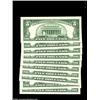 Image 2 : Fr. 1968-B* $5 1963A Federal Reserve Notes. Gem Crisp Uncirculated.A nice lot of ten consecutive gem