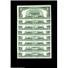 Image 2 : 1969 and 1969A $5 Fed Stars$5 1969* Federal Reserve Notes. New York (consecutive pair), St. Louis, D