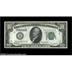 Fr. 2000-H $10 1928 Federal Reserve Note. Crisp Uncirculated.A well centered example from the St. Lo