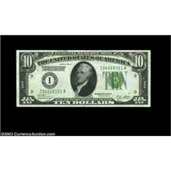 Fr. 2002-I $10 1928B Federal Reserve Note. Gem Crisp Uncirculated.A well centered and crackly fresh.