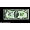 Image 1 : Fr. 2004-C* $10 1934 Light Green Seal Federal Reserve Note. Choice-Gem Crisp Uncirculated.This note.