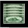 Image 2 : Fr. 2006-G $10 1934A Federal Reserve Notes. Choice-Gem Crisp Uncirculated.Five consecutive notes, al