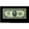 Image 1 : Fr. 2050-F $20 1928 Federal Reserve Note. Gem Crisp Uncirculated.An absolutely magnificent single di