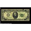 Image 1 : Fr. 2050-I* $20 1928 Federal Reserve Note. Fine.An extremely rare star with the lowest number listed