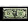 Image 3 : Fr. 2056-E*, Fr. 2056-F* $20 1934B Federal Reserve Notes. Very Good, Fine+.A pair of scarce stars. 2