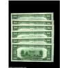 Image 2 : Fr. 2056-J $20 1934B Federal Reserve Notes. Cut Half Sheet of Six. Gem Crisp Uncirculated.A cracklin