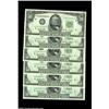 Image 1 : Fr. 2107-D $50 1950 Federal Reserve Notes. Cut Half Sheet of Six. Gem Crisp Uncirculated.A pack fres