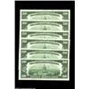 Image 2 : Fr. 2107-D $50 1950 Federal Reserve Notes. Cut Half Sheet of Six. Gem Crisp Uncirculated.A pack fres