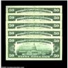 Image 2 : Fr. 2114-G $50 1969 Federal Reserve Notes. Choice Crisp Uncirculated.Five pieces, four of which are.