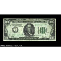 Fr. 2150-G* $100 1928 Federal Reserve Note. Fine-Very Fine.A nice evenly circulated and problem free