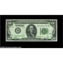 Fr. 2150-J $100 1928 Federal Reserve Note. CGA Gem Uncirculated 65.A gorgeous early Kansas City $100