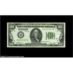 Fr. 2151-B $100 1928A Federal Reserve Note. About Uncirculated.A nicely centered note. Important not