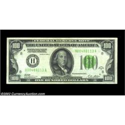 Fr. 2151-H $100 1928A Light Green Seal Federal Reserve Note. Very Fine-Extremely Fine.A scarce note.