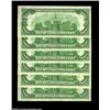 Image 2 : Fr. 2152-G $100 1934 Federal Reserve Notes. Cut Half Sheet of Six. Gem Crisp Uncirculated.A second l