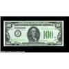 Image 1 : Fr. 2152-J $100 1934 Light Green Seal Federal Reserve Note. Choice Crisp Uncirculated.A bright and f