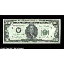 Fr. 2157-B $100 1950 Federal Reserve Note. Gem Crisp Uncirculated.A fresh New York $100. Important n