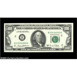 Fr. 2166-B, Fr. 2166-D $100 1969C Federal Reserve Notes. Choice AU, Gem CU. 2 notes Important notice