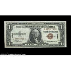 Fr. 2300 $1 1935A Hawaii Silver Certificate. Gem Crisp Uncirculated.An attractive example of the ver