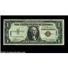 Image 1 : Fr. 2300 $1 1935A Hawaii Silver Certificate. Gem Crisp Uncirculated.Well centered, crackling fresh,.