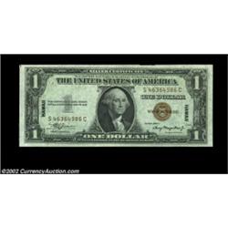 World War Two $1 Emergency Overprint Pair.Fr. 2300 $1 1935A Hawaii Silver Certificate Gem CUFr. 2306