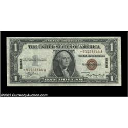 Fr. 2300* $1 1935A Hawaii Silver Certificate. Gem Crisp Uncirculated.A perfectly centered Hawaii sta