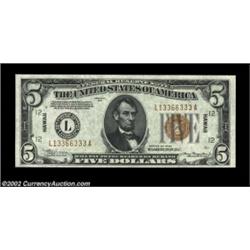 Fr. 2301 $5 1934 Hawaii Mule Federal Reserve Note. Gem Crisp Uncirculated.We are blessed with a plet