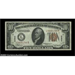 Fr. 2303 $10 1934A Hawaii Federal Reserve Note. Gem Crisp Uncirculated.A sharp example with perfect.