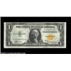 Image 1 : Fr. 2306 $1 1935A North Africa Silver Certificate. Choice Crisp Uncirculated.The rare F-C block, wit