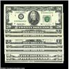 Image 1 : Fancy Serial Number Group Lot.A marvelous group of small size Federal Reserve Notes with fancy seria