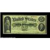 Image 1 : Fr. 3 $5 1861 Demand Note Fine. A solid example, with good margins, strong color, decent signatures.