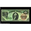 Image 1 : Fr. 18 $1 1869 Legal Tender Choice Extremely Fine. This strictly original Rainbow Ace has all its br