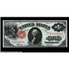 Image 3 : Fr. 37 $1 1917 Legal Tenders Choice Extremely Fine. Four consecutive notes (although not a cut sheet