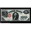 Image 7 : Fr. 37 $1 1917 Legal Tenders Choice Extremely Fine. Four consecutive notes (although not a cut sheet