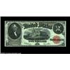 Image 1 : Fr. 60 1917 $2 Legal Tender Choice About New. The faintest of light vertical bends keeps this note f