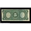 Image 2 : Fr. 64 $5 1869 Legal Tender Choice New. The note has a perfectly natural lump of fibers near the edg