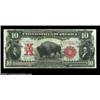 Image 1 : Fr. 120 $10 1901 Legal Tender Superb Gem New. An absolutely flawless Bison, with huge margins, perfe