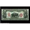 Image 1 : Fr. 121 $10 1901 Legal Tender Very Choice New. A near-Gem example of this always-popular Bison desig