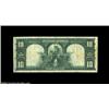 Image 2 : Fr. 121 $10 1901 Legal Tender Very Fine. Trimmed irregularly and very closely at both sides, but wit