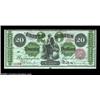 Image 1 : Fr. 126b $20 1863 Legal Tender About New. An absolutely gorgeous piece, with spectacular color and f