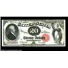 Image 1 : Fr. 147 $20 1880 Legal Tender Very Fine. An ideal example of the grade, with bright colors, good mar