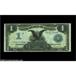 Fr. 228 $1 1899 Silver Certificate Gem New. This is the middle example of the three consecutive note