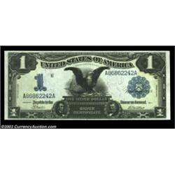 Fr. 230 $1 1899 Silver Certificate Gem New. Huge margins and perfect colors highlight this great-loo
